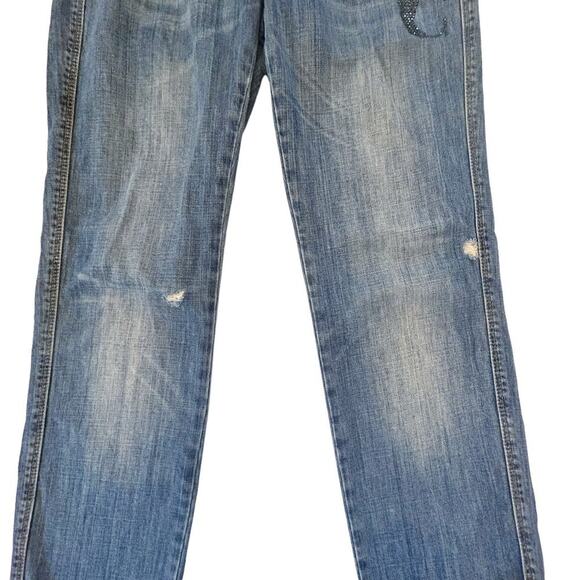 VERSACE JEANS COUTURE crystal embellished jeans 30 - Picture 4 of 16